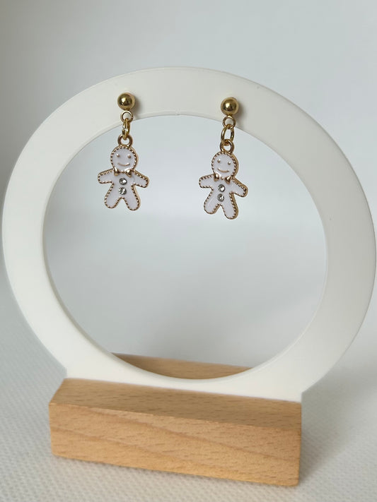 Handmade Christmas Dangle Earrings – Reindeer, Santa, Gingerbread or Tree