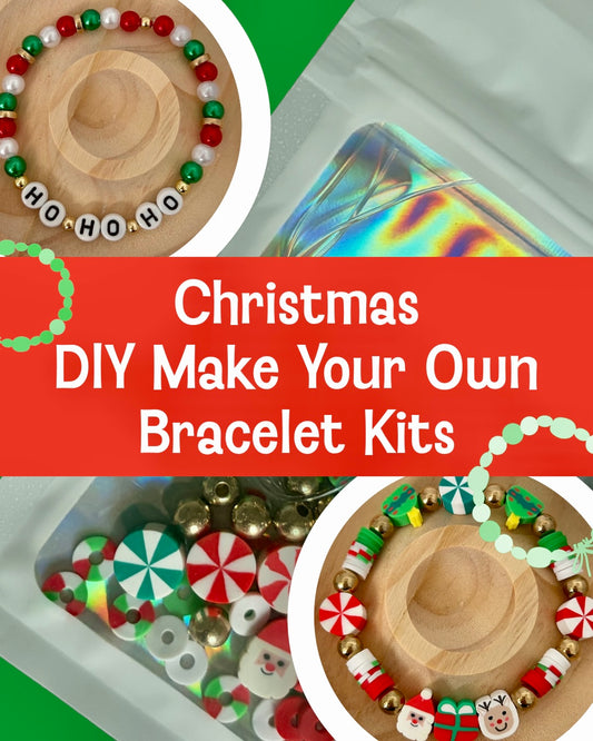 DIY Christmas Friendship Bracelet Kit for Party Favours or Gifting!
