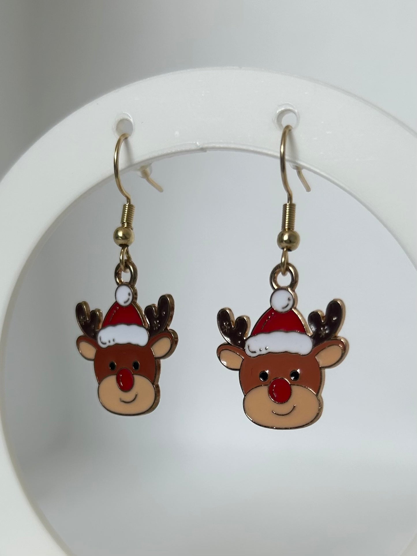 Handmade Christmas Character Dangle Earrings - Polar Bear / Penguin / Santa - Cute Metal Pendant - Perfect for Gifting or Stocking Fillers - Lottie And FloHandmade Christmas Character Dangle Earrings - Polar Bear / Penguin / Santa - Cute Metal Pendant - Perfect for Gifting or Stocking FillersHand made Christmas earringsLottie And Flo