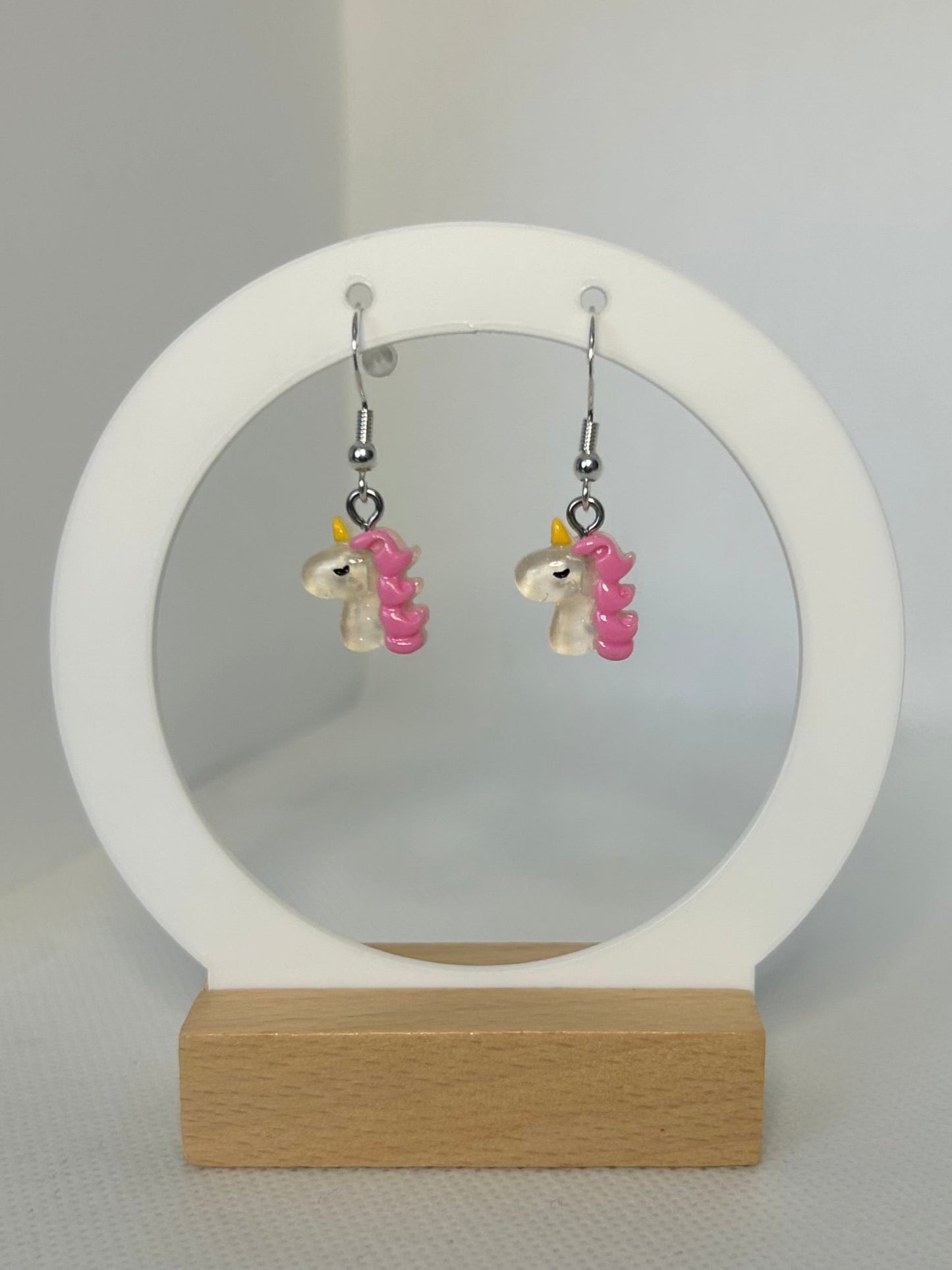 Handmade Unicorn Dangle Earrings - Cute Resin Pendant - Perfect for Gifting - Lottie And FloHandmade Unicorn Dangle Earrings - Cute Resin Pendant - Perfect for GiftingHand made EarringsLottie And Flo