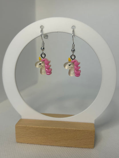 Handmade Unicorn Dangle Earrings - Cute Resin Pendant - Perfect for Gifting - Lottie And FloHandmade Unicorn Dangle Earrings - Cute Resin Pendant - Perfect for GiftingHand made EarringsLottie And Flo