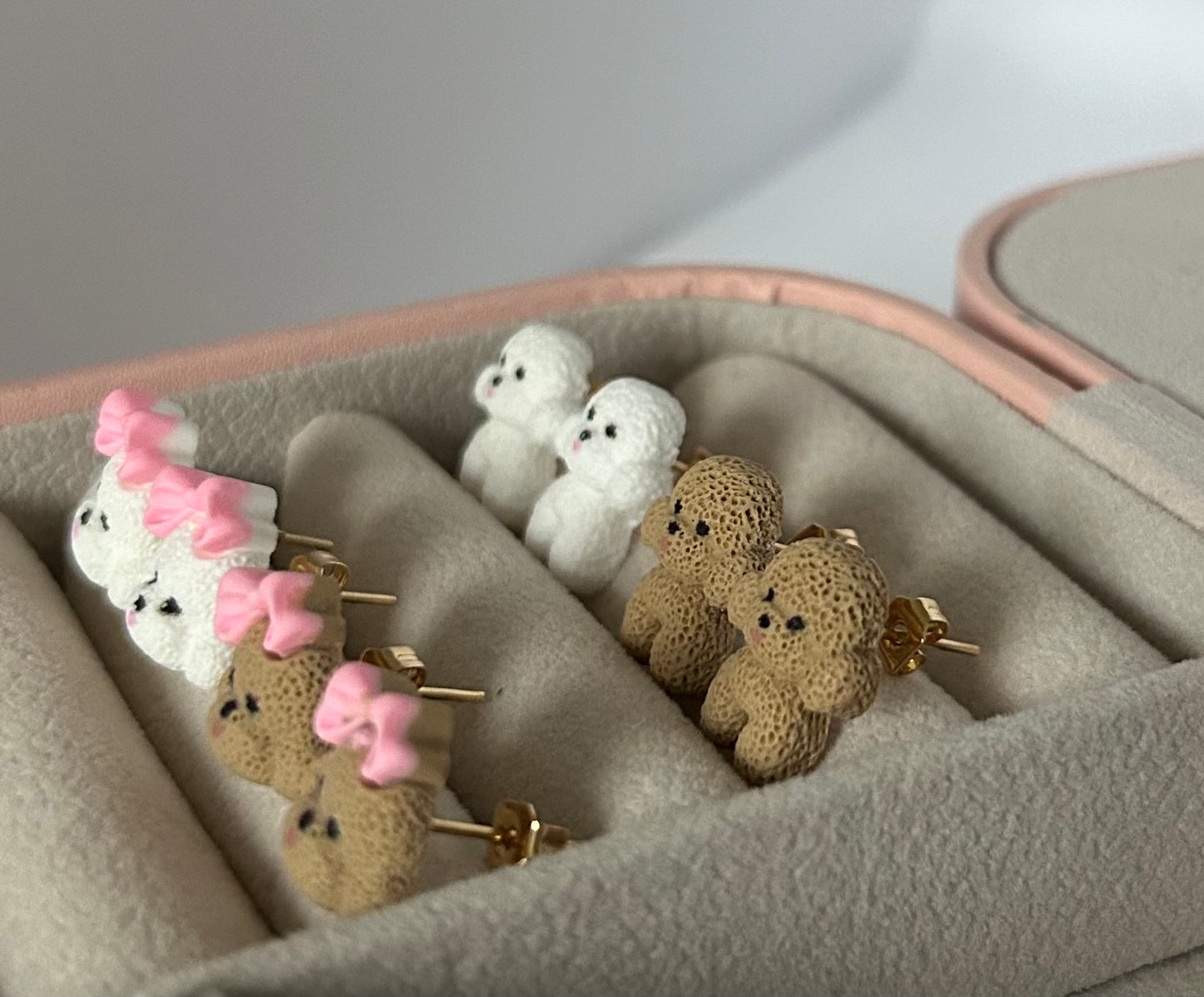 Poodle Stud Earrings: Handmade Doodle Lover Gift - Lottie And FloPoodle Stud Earrings: Handmade Doodle Lover GiftHand made EarringsLottie And Flo