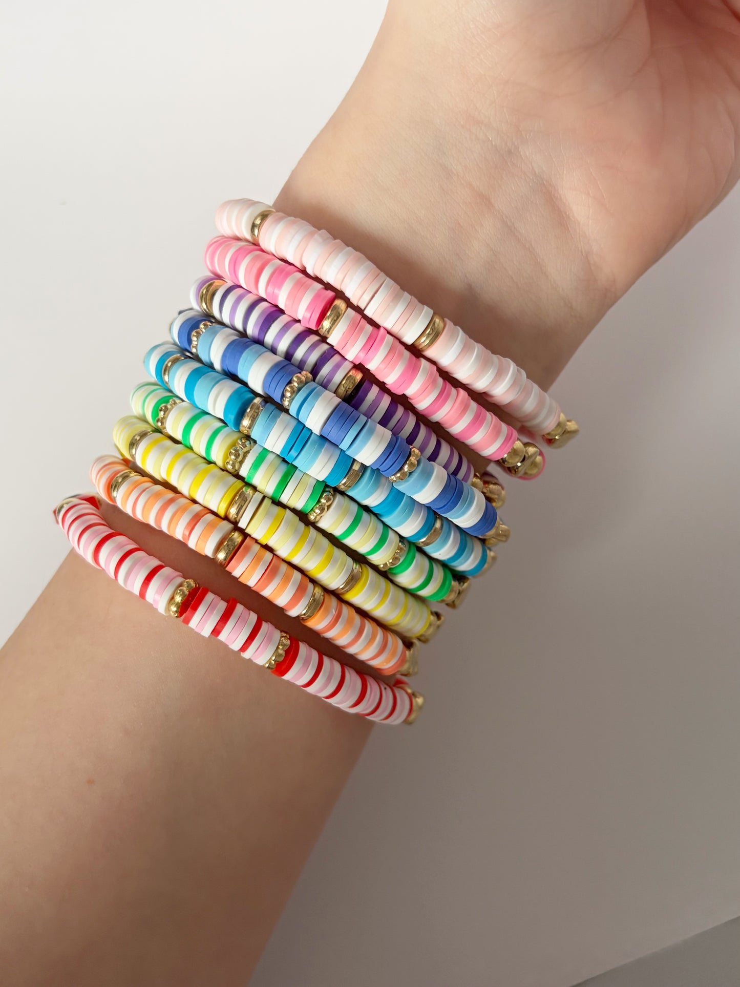 Handmade Colourful Evil Eye Bracelets - Lottie And FloHandmade Colourful Evil Eye BraceletsHandmade Bracelets Lottie And Flo