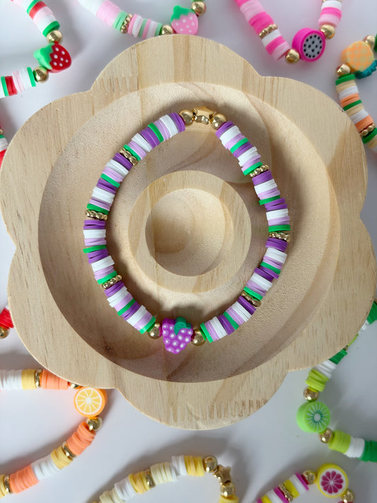 Handmade Colourful Fruit Beaded Friendship Bracelet - Lottie And FloHandmade Colourful Fruit Beaded Friendship Bracelet Handmade BraceletsLottie And Flo