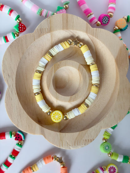 Handmade Colourful Fruit Beaded Friendship Bracelet - Lottie And FloHandmade Colourful Fruit Beaded Friendship Bracelet Handmade BraceletsLottie And Flo