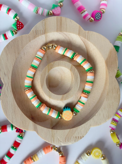 Handmade Colourful Fruit Beaded Friendship Bracelet - Lottie And FloHandmade Colourful Fruit Beaded Friendship Bracelet Handmade BraceletsLottie And Flo