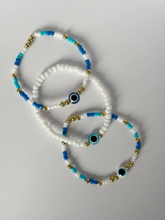 Evil Eye Bracelet - Can Be Bought Individually or Separate - Lottie And FloEvil Eye Bracelet - Can Be Bought Individually or SeparateHandmade BraceletsLottie And Flo