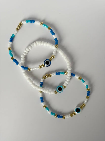Evil Eye Bracelet - Can Be Bought Individually or Separate - Lottie And FloEvil Eye Bracelet - Can Be Bought Individually or SeparateHandmade BraceletsLottie And Flo