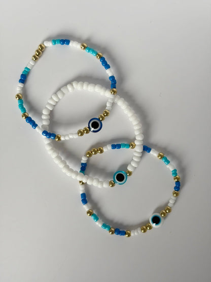 Evil Eye Bracelet - Can Be Bought Individually or Separate - Lottie And FloEvil Eye Bracelet - Can Be Bought Individually or SeparateHandmade BraceletsLottie And Flo