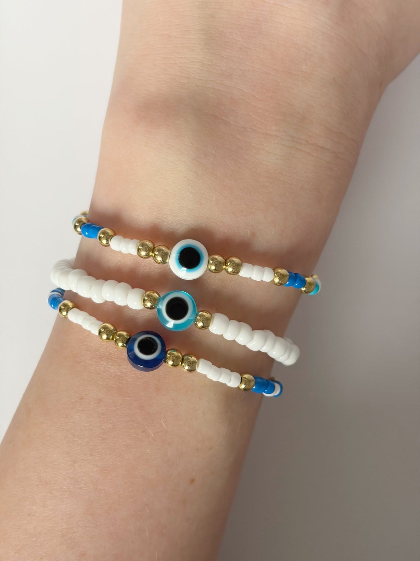 Evil Eye Bracelet - Can Be Bought Individually or Separate - Lottie And FloEvil Eye Bracelet - Can Be Bought Individually or SeparateHandmade BraceletsLottie And Flo