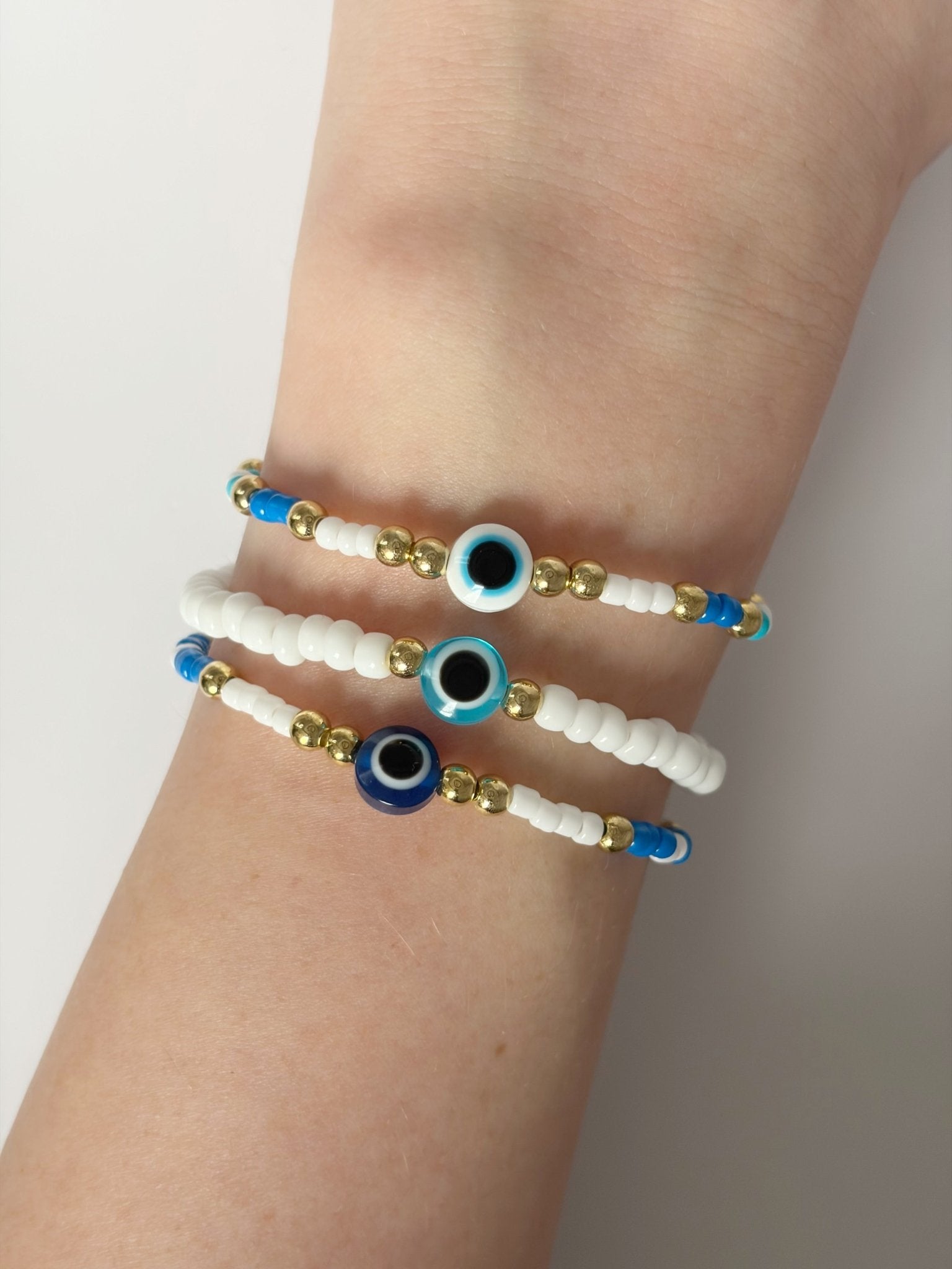 Evil Eye Bracelet - Can Be Bought Individually or Separate - Lottie And FloEvil Eye Bracelet - Can Be Bought Individually or SeparateHandmade BraceletsLottie And Flo