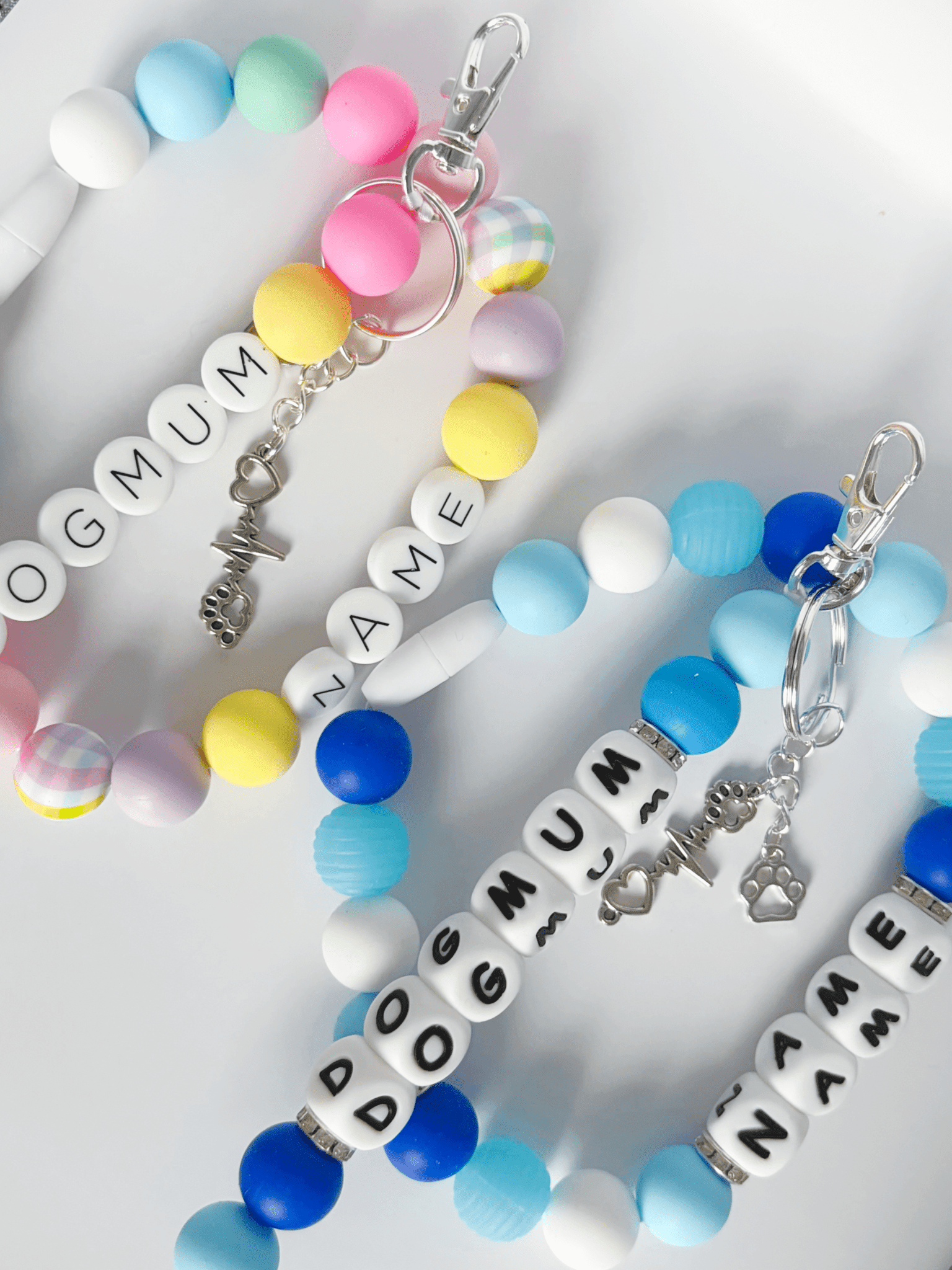 Silicone Beaded Dog Necklace: Waterproof Designer Collar. - Lottie And FloSilicone Beaded Dog Necklace: Waterproof Designer Collar.Handmade Dog NecklaceLottie And Flo